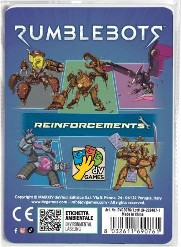 dV Giochi Rumblebots Reinforcements Expansion