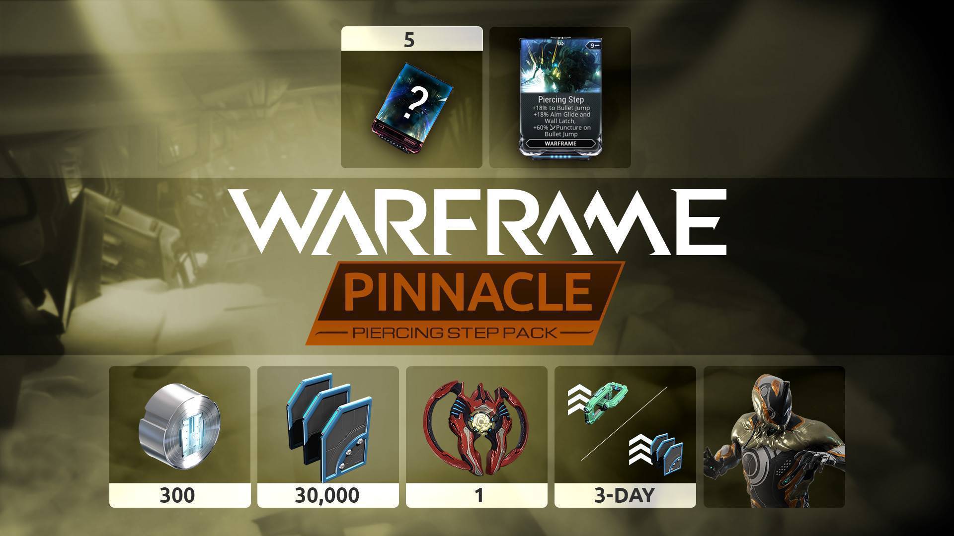Warframe Piercing Step Pinnacle Pack
