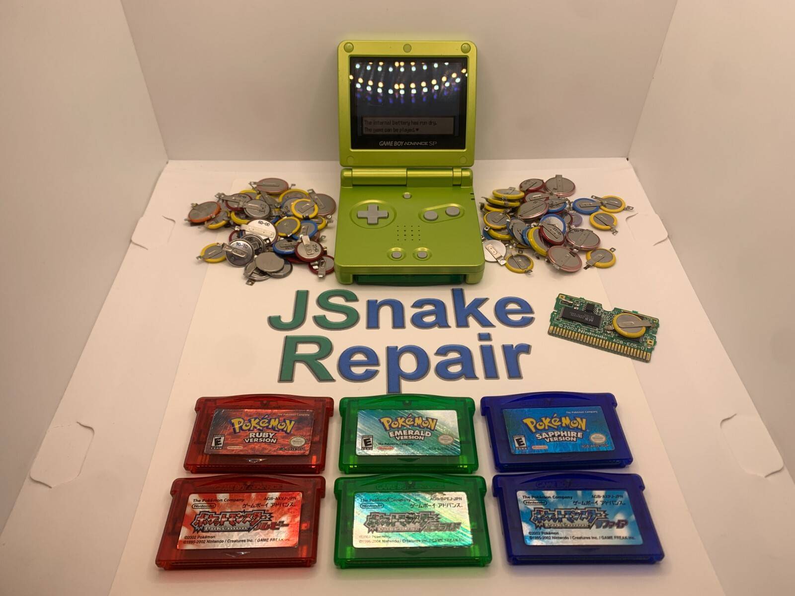 Gameboy Gameboy Advance Gba Battery Replacement Service