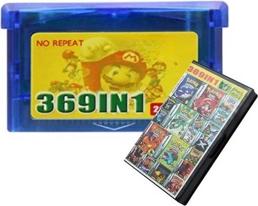 369 In 1 GBA 32 Bit Game Cartridge Card