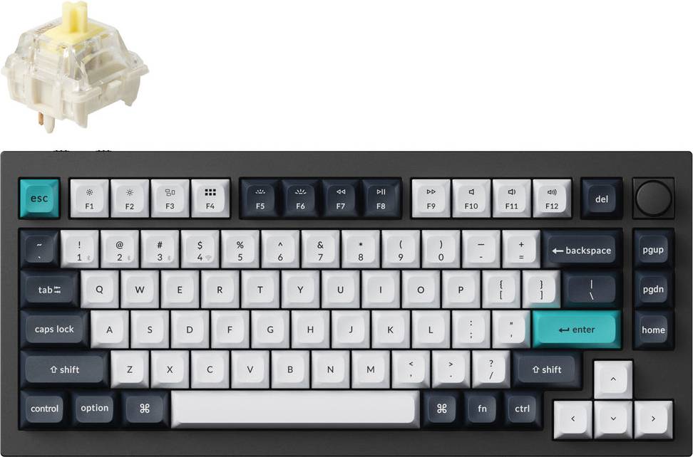 Keychron Q1 Max Keyboard Universal USB RF Wireless Bluetooth