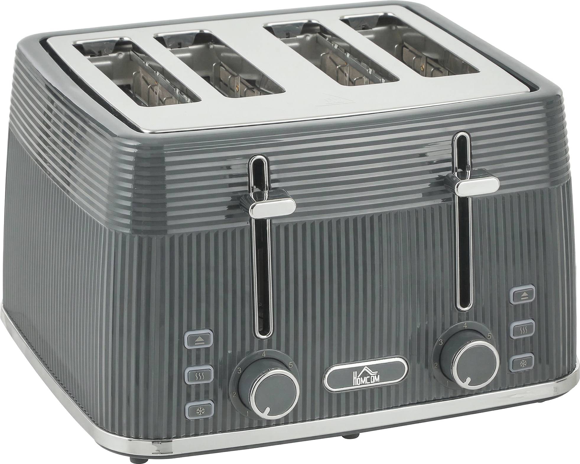 Homcom 4 Slice Toaster with 7 Browning Levels