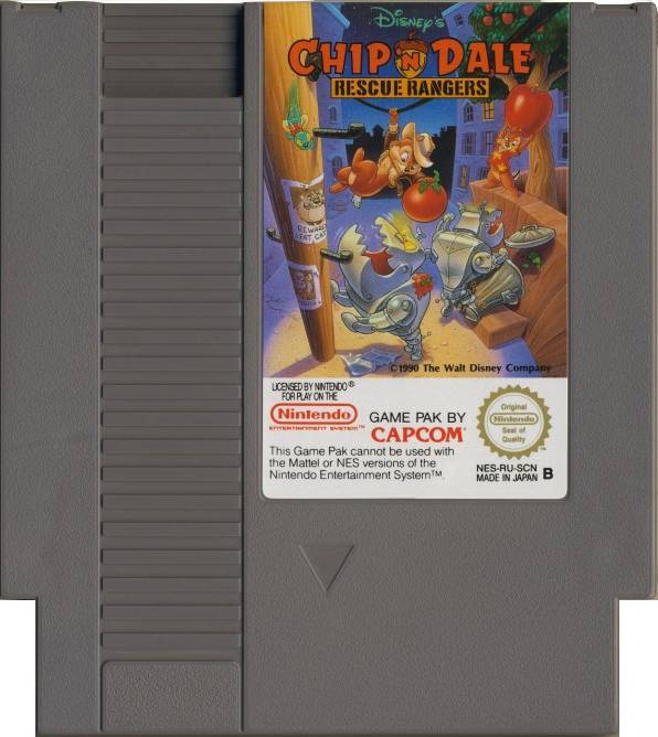 Nintendo 8 bit spel nes Disney Chip Dale Rescue Rangers Nintendo 8-bit NES Cart