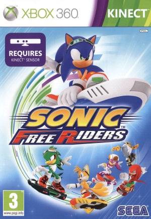 Xbox 360 racing games SEGA Sonic Free Riders Xbox 360