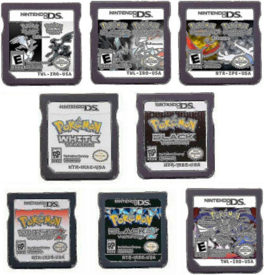 Pokemon ds Video Game Cartridge 2 In 1