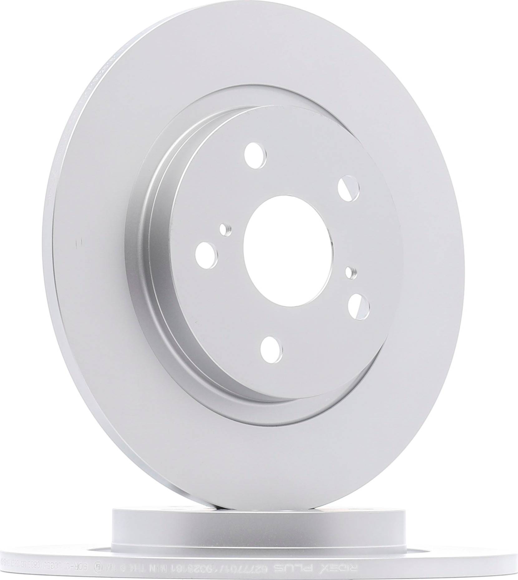 Ridex Brake Disc Rear Axle Cast Iron Coated
