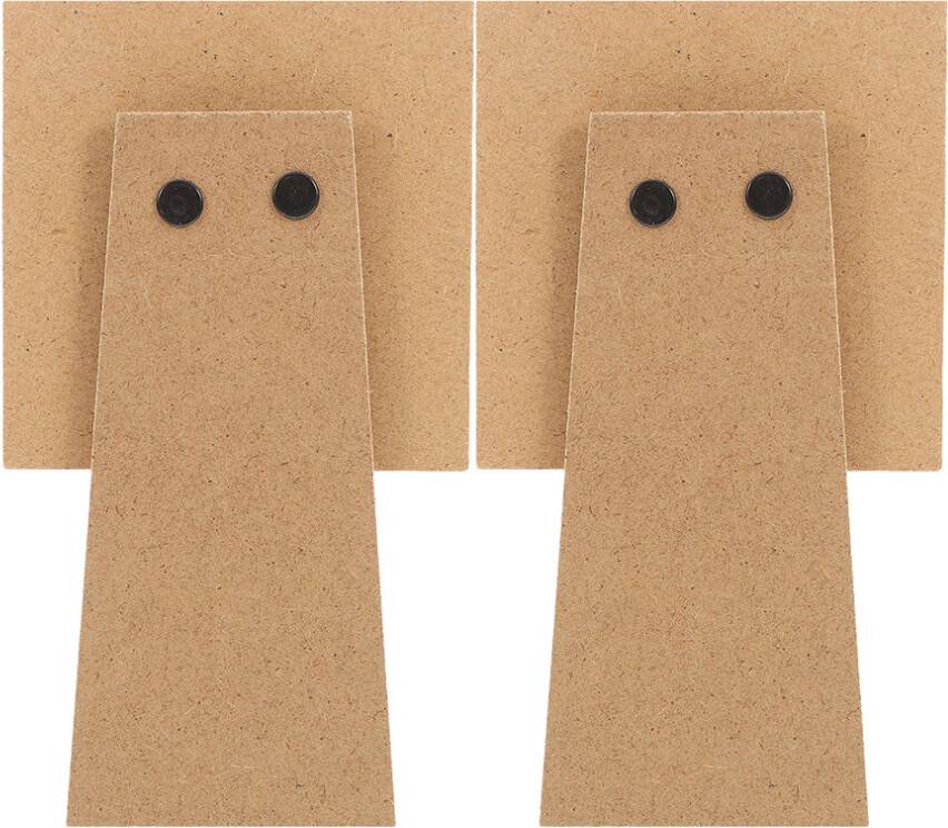 Inoomp 2 Pcs Back Panel Bracket Photo Frame 2pcs