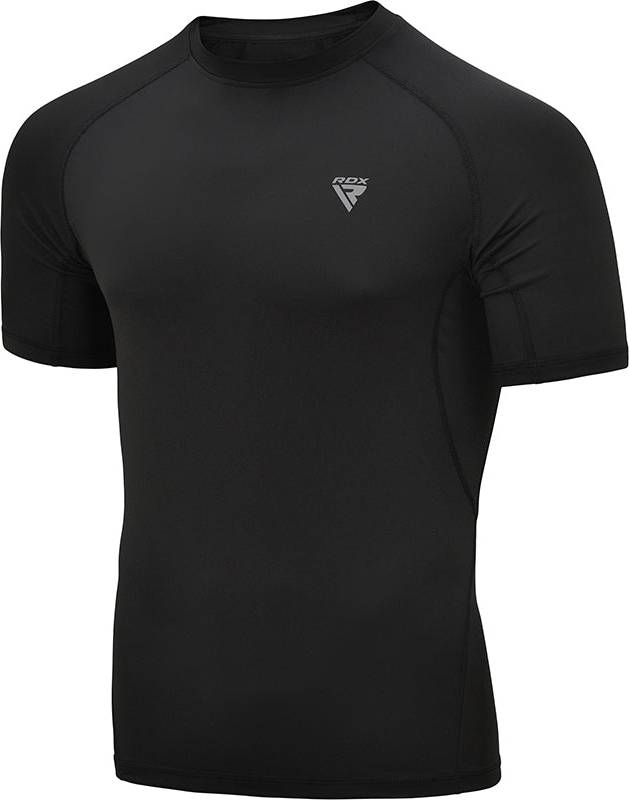 T15 Short Sleeve Rash Guard - Black