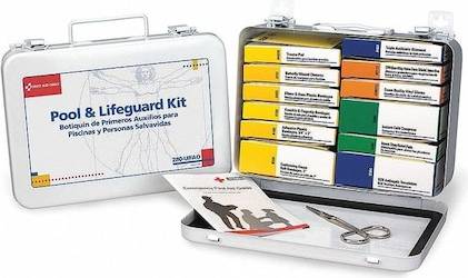 First Aid Only Kit Housing Metal 100 Components