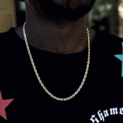 Rope chain 18k GLD 18k Vermeil Rope Chain Yellow Gold