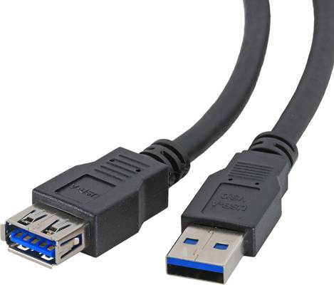 Cablenet 2m USB 3.0 Type A Male PVC Extension Cable