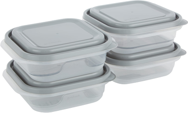 4 Pack Medium Square Storage Containers