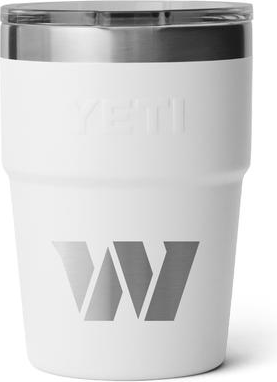 Yeti Washington Commanders Rambler Stackable Cup 16 oz - White