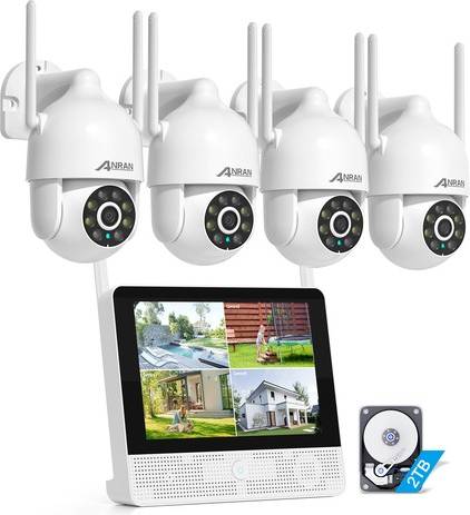 Wireless security cameras Anran Wifi Wireless Security Camera System
