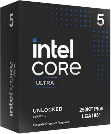 Core Ultra 5 250KF Plus Desktop Processor