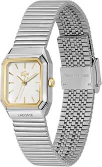 Lacoste Montre Quartz René Acier Inoxydable Blanc