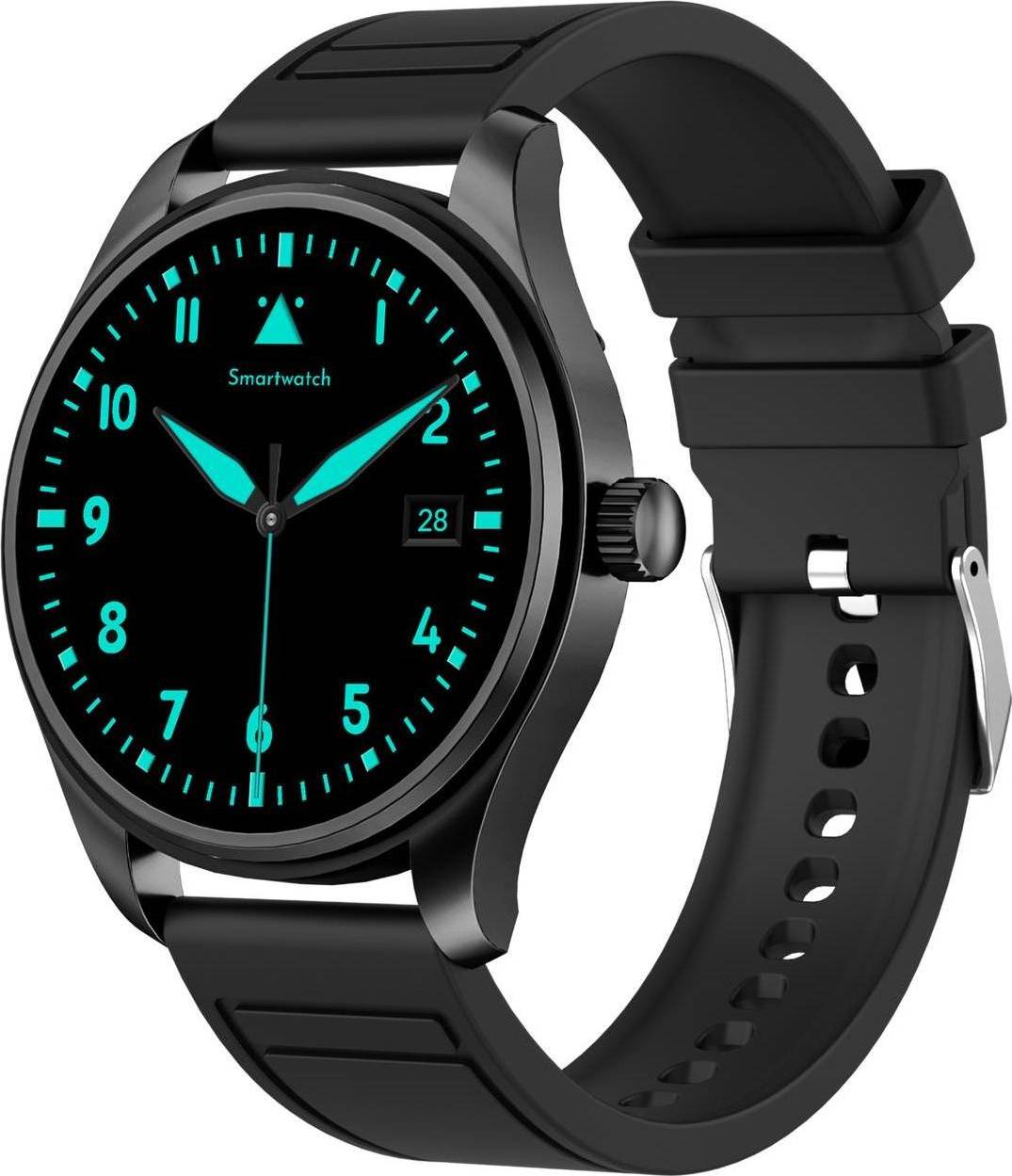 Celly Smartwatch Rund AMOLED Display Trainerround3 Svart