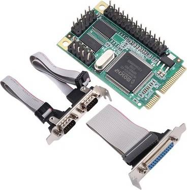 Rs232 pci Sodial Pci-e Serial Db9 Rs232 Parallel Db25 Adapter