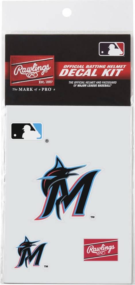 Rawlings MLB Authentic Baseball Helmet Decal Kit