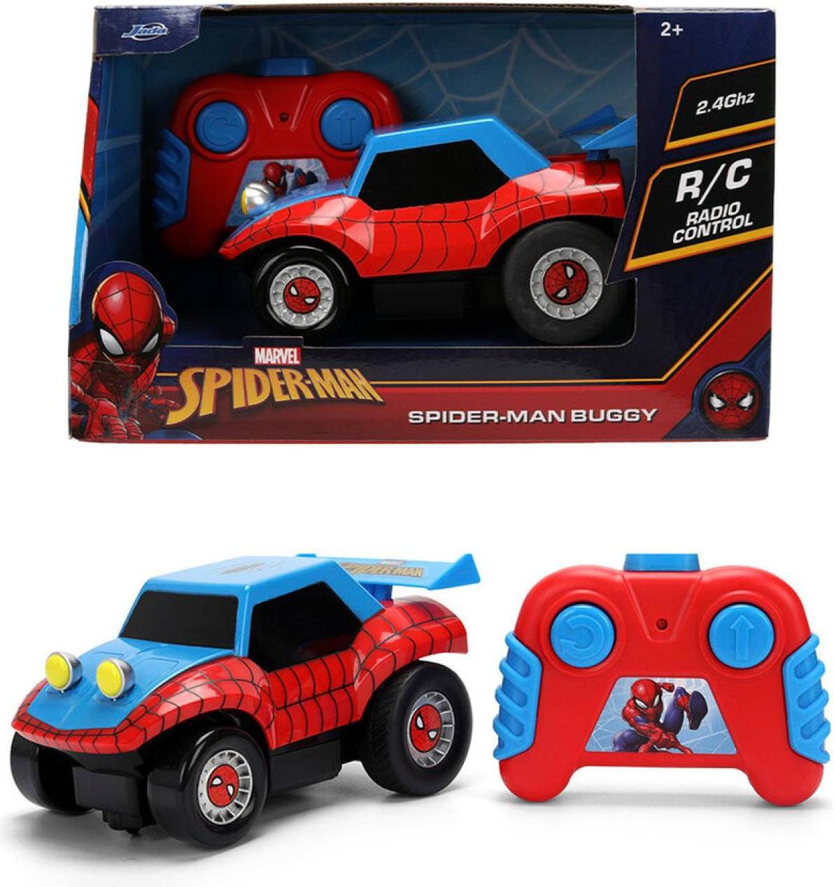 Spiderman Buggy 1 32 Radio Control Rouge