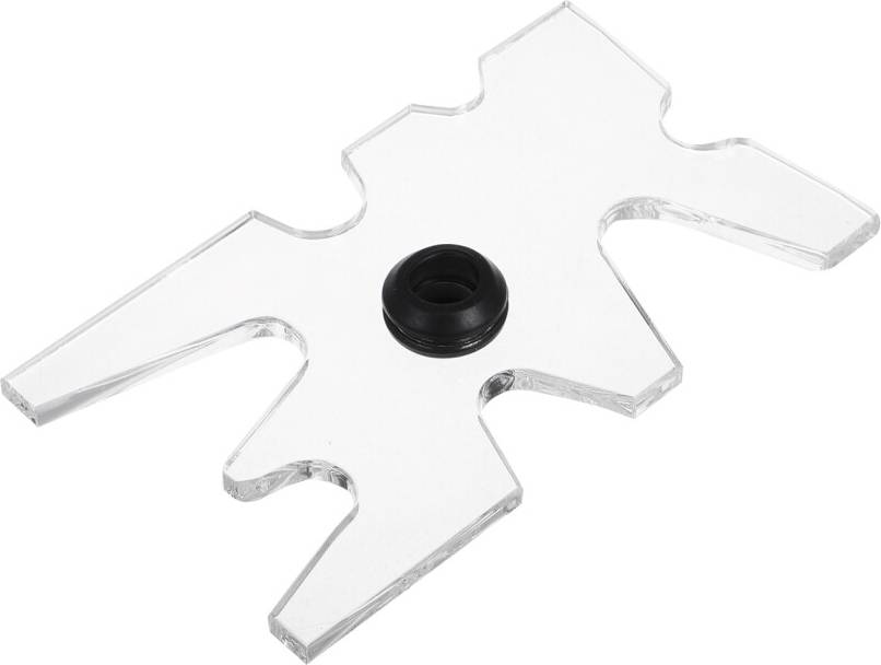 Inoomp 3Pcs Transparent Acrylic Cue Rack