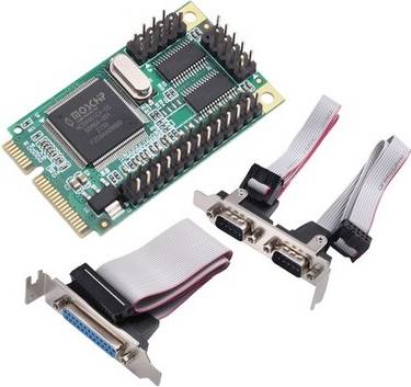 Rs232 pci Sodial Pci-e Serial Db9 Rs232 Parallel Db25 Adapter