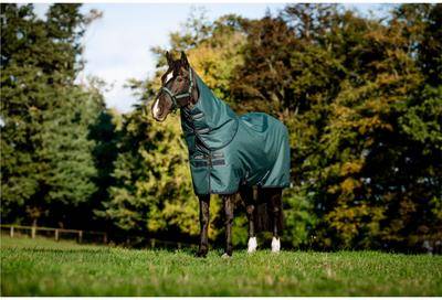 Amigo Ripstop 900D Plus Turnout Rug - Dynasty Green/Navy/Silver