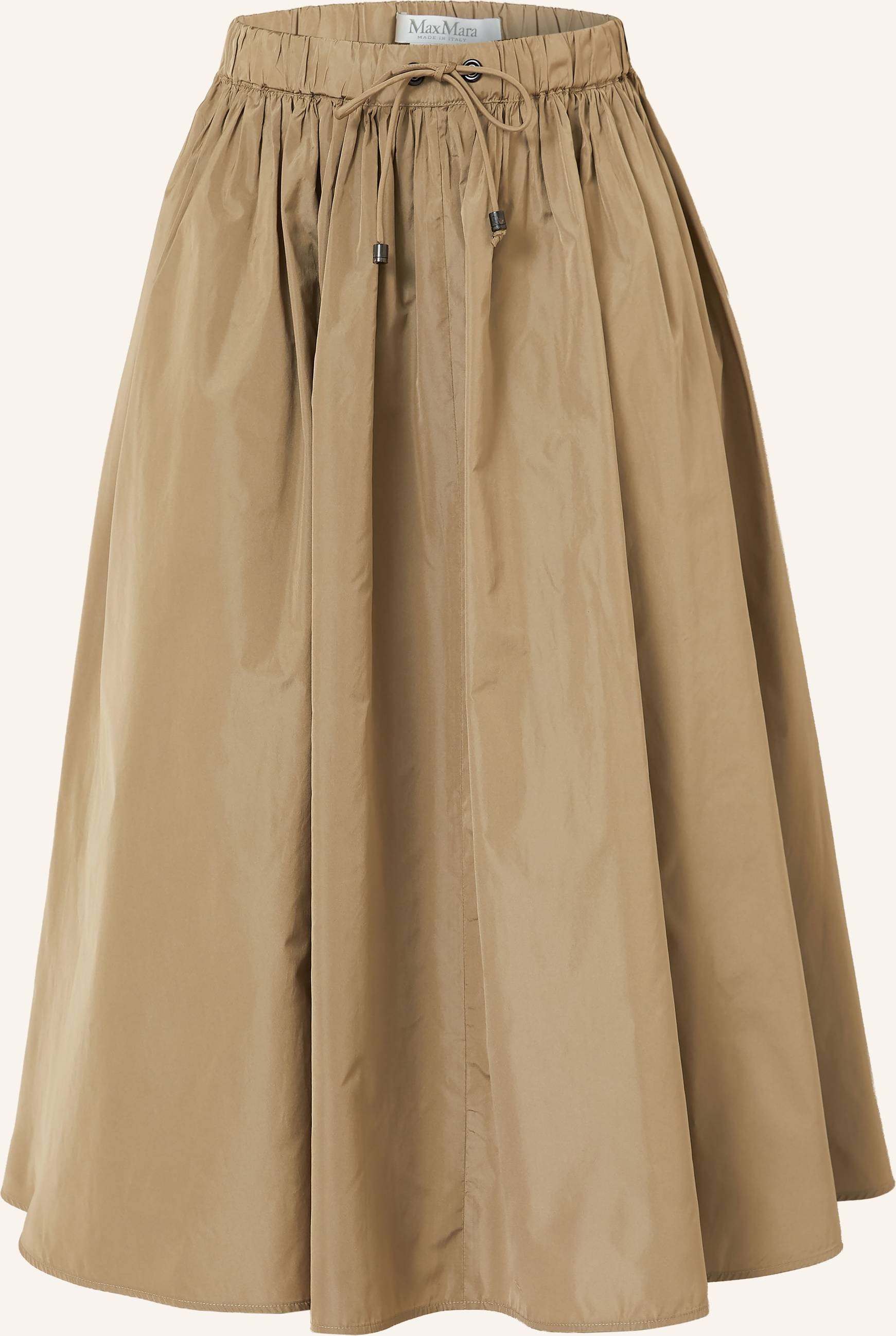 Midi Skirt With Drawstring