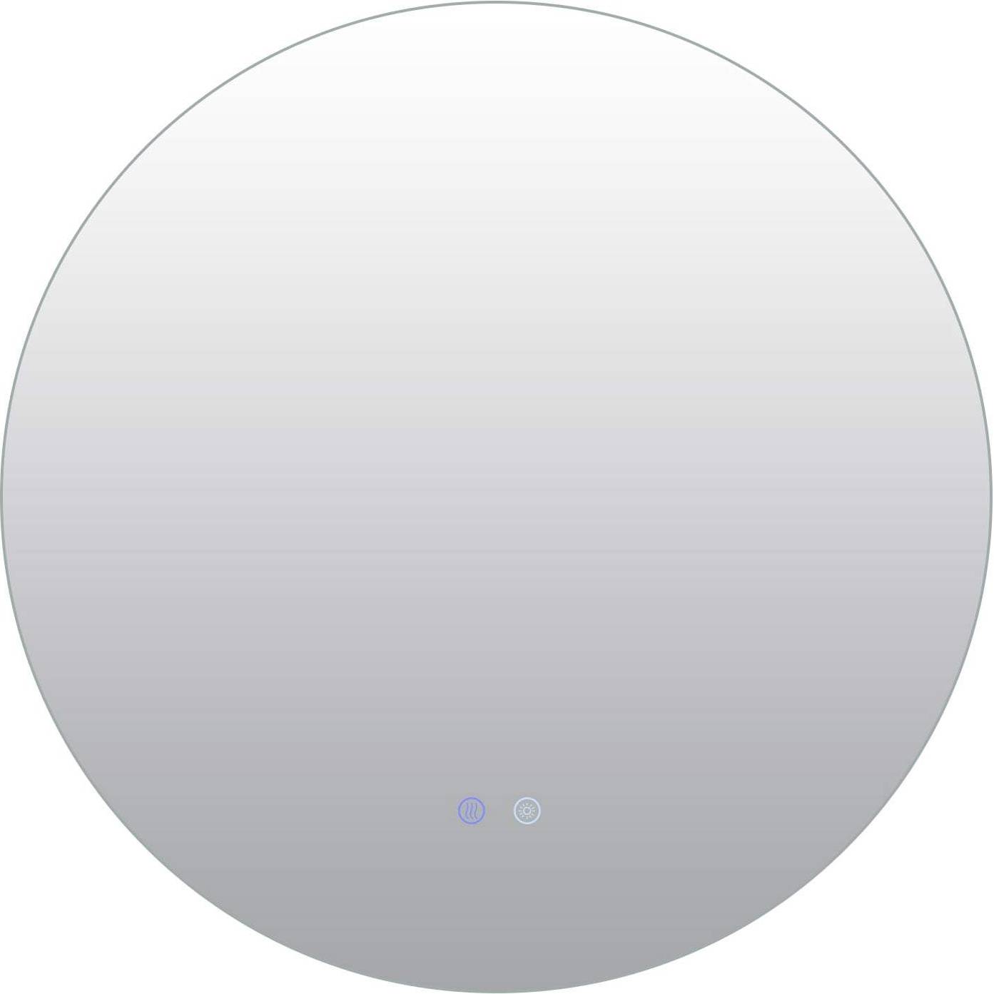 Northix Rund LED Badrumsspegel 70 cm Imfri