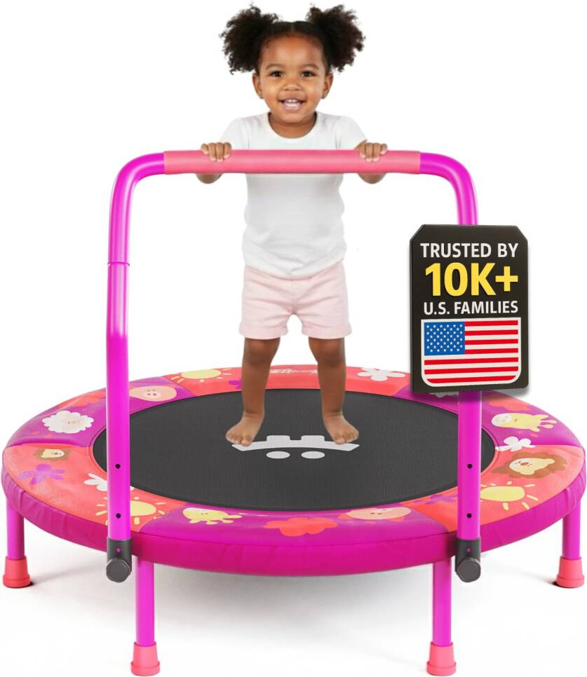 Mini trampoline 36 Inch Mini Trampoline with Adjustable Handle