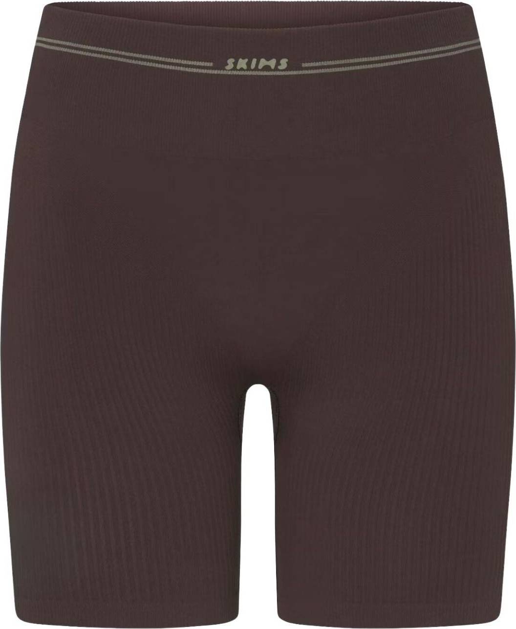Brown biker shorts Nike Ribbed Seamless Biker Short Phoenix - Ribbed