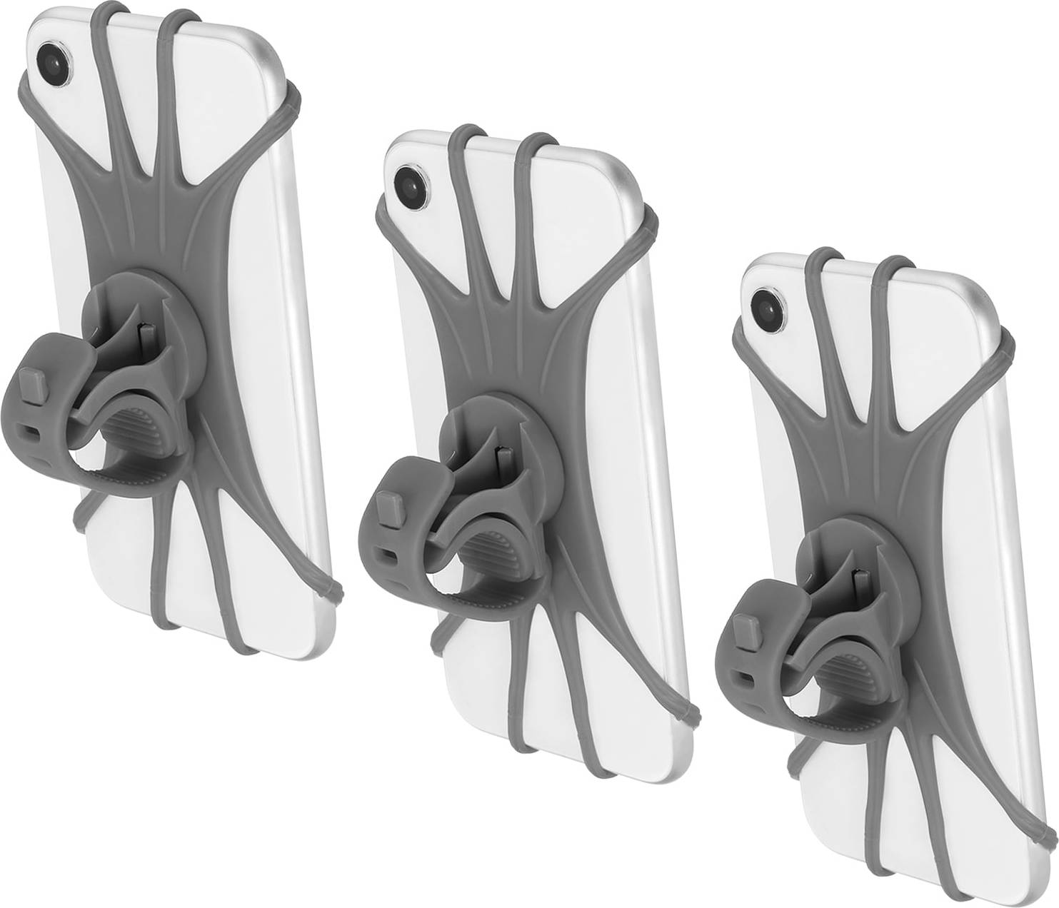 3pcs Bike Phone Mount 360Degree Rotation
