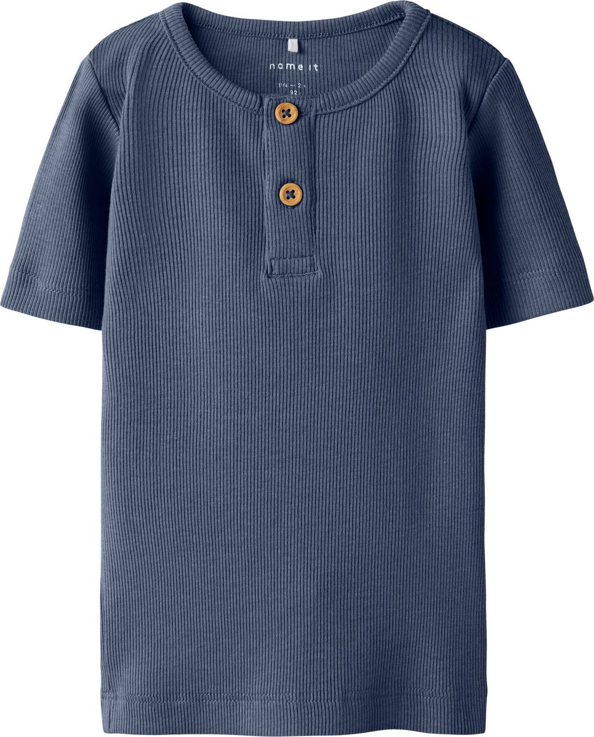 Name It Normal Passform T-Shirt Rib - Blue