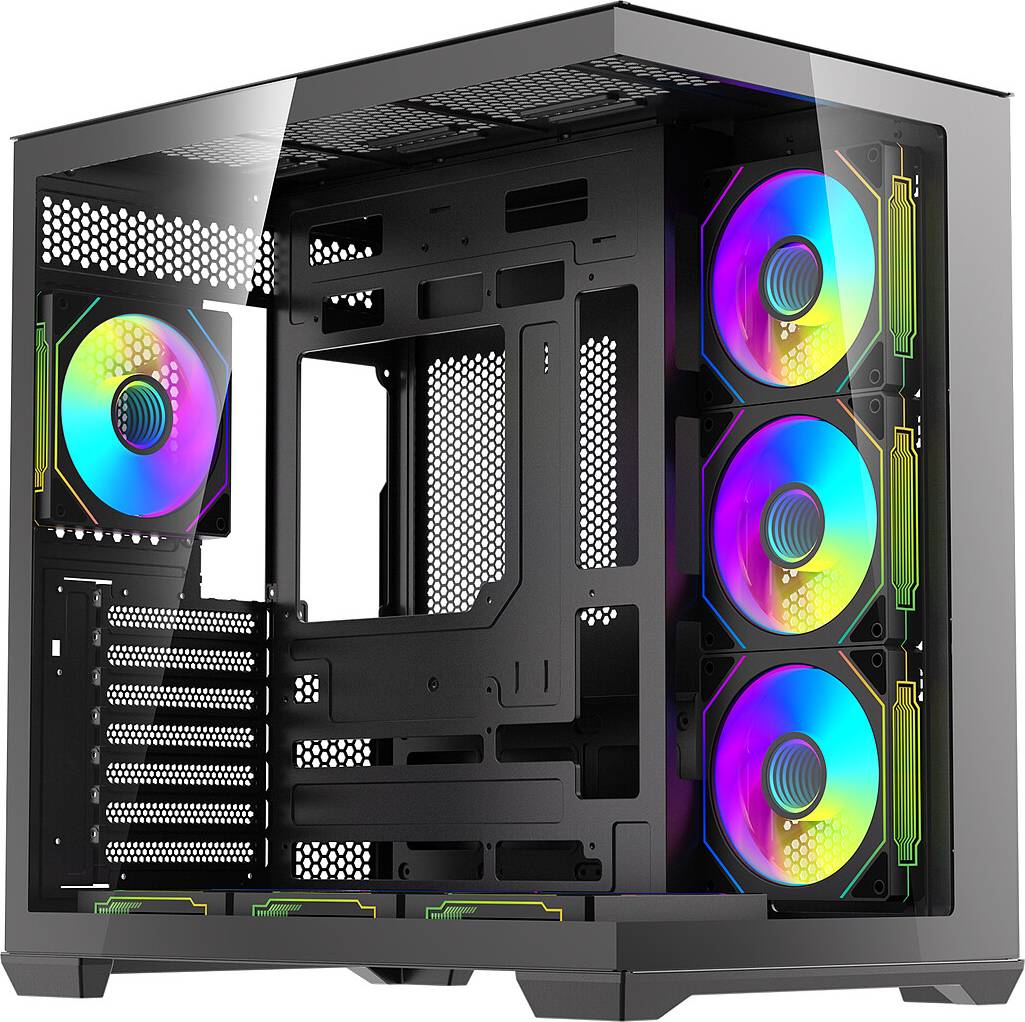 darkFlash C280 Computer Case With 7 Fans