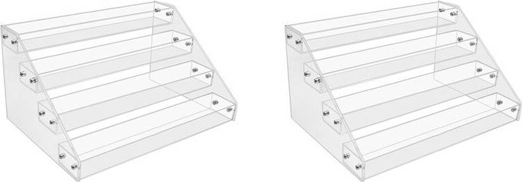 Cd storage Typecat 4Tier Clear Acrylic CD Storage Rack