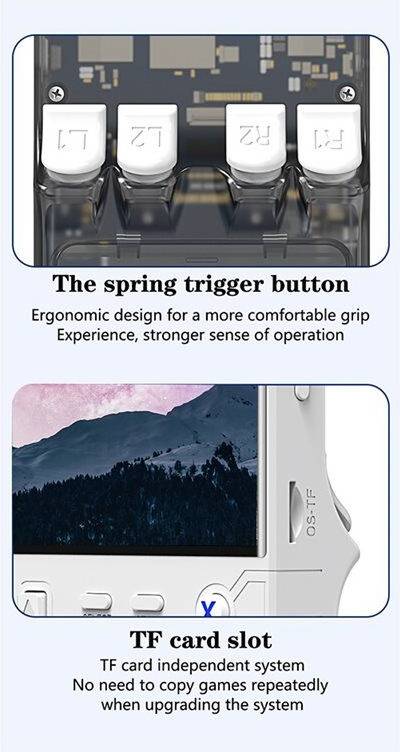 Spactz R36 Ultra Retro Handheld Game Console