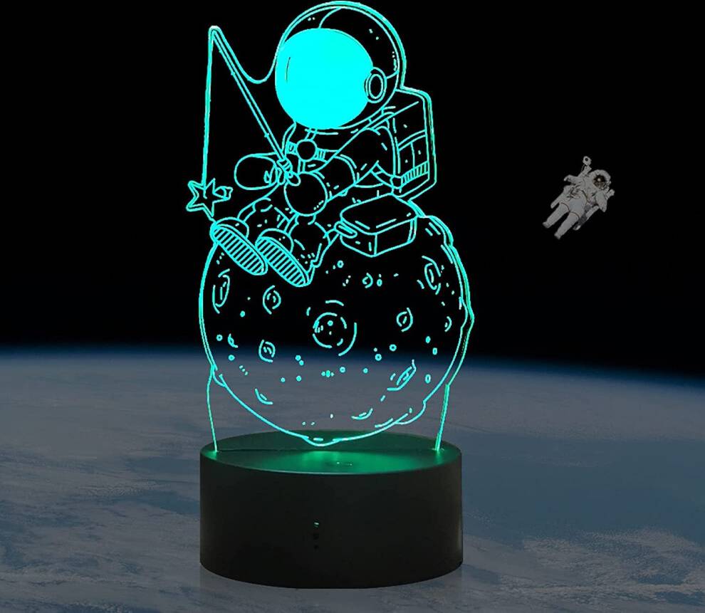 3D LED USB Remote Night Light