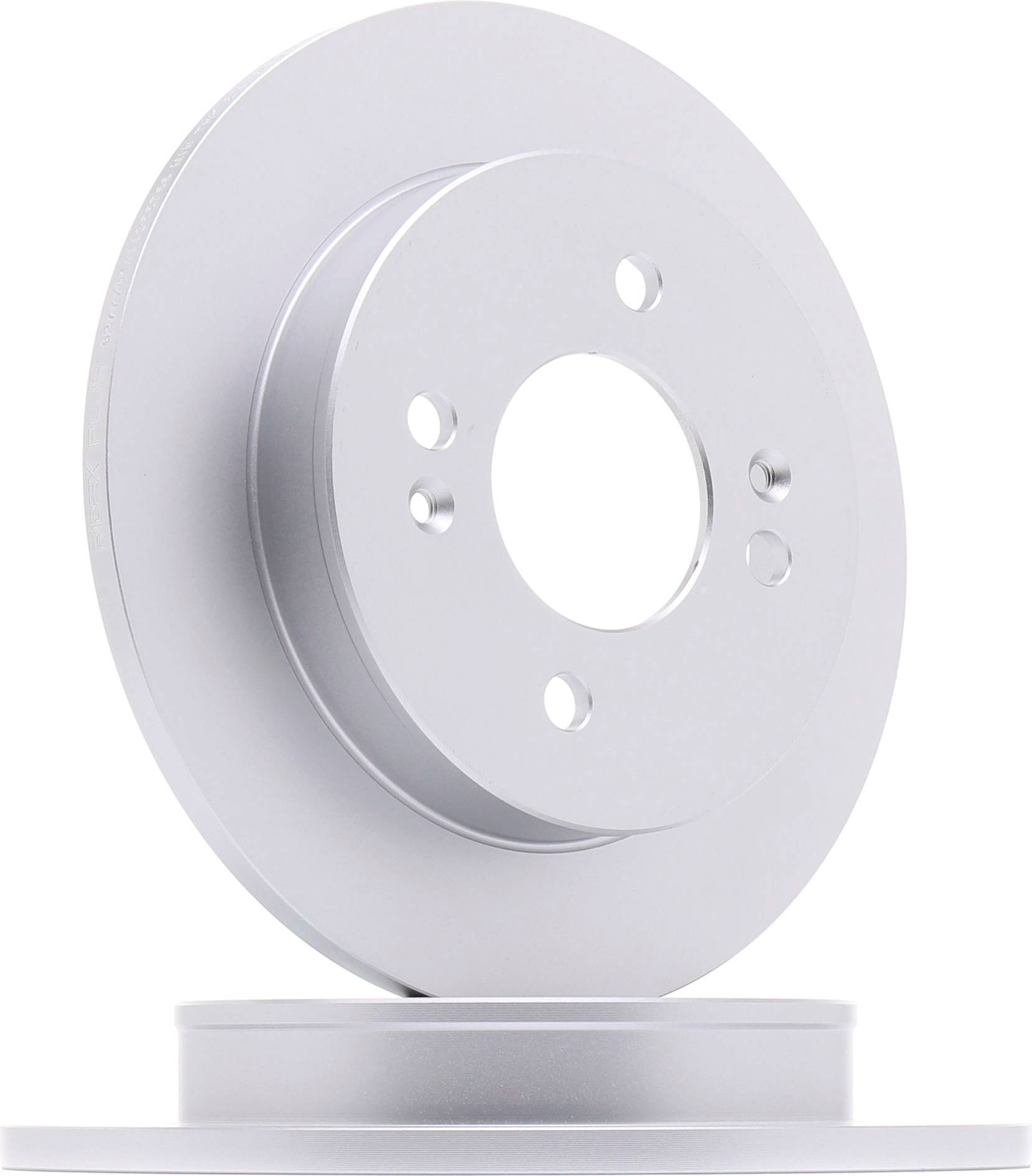 Ridex Brake Disc Rear Axle Cast Iron Coated