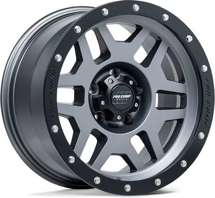 17" rims Pro Comp 17 Pa41 Phaser Matte Graphite