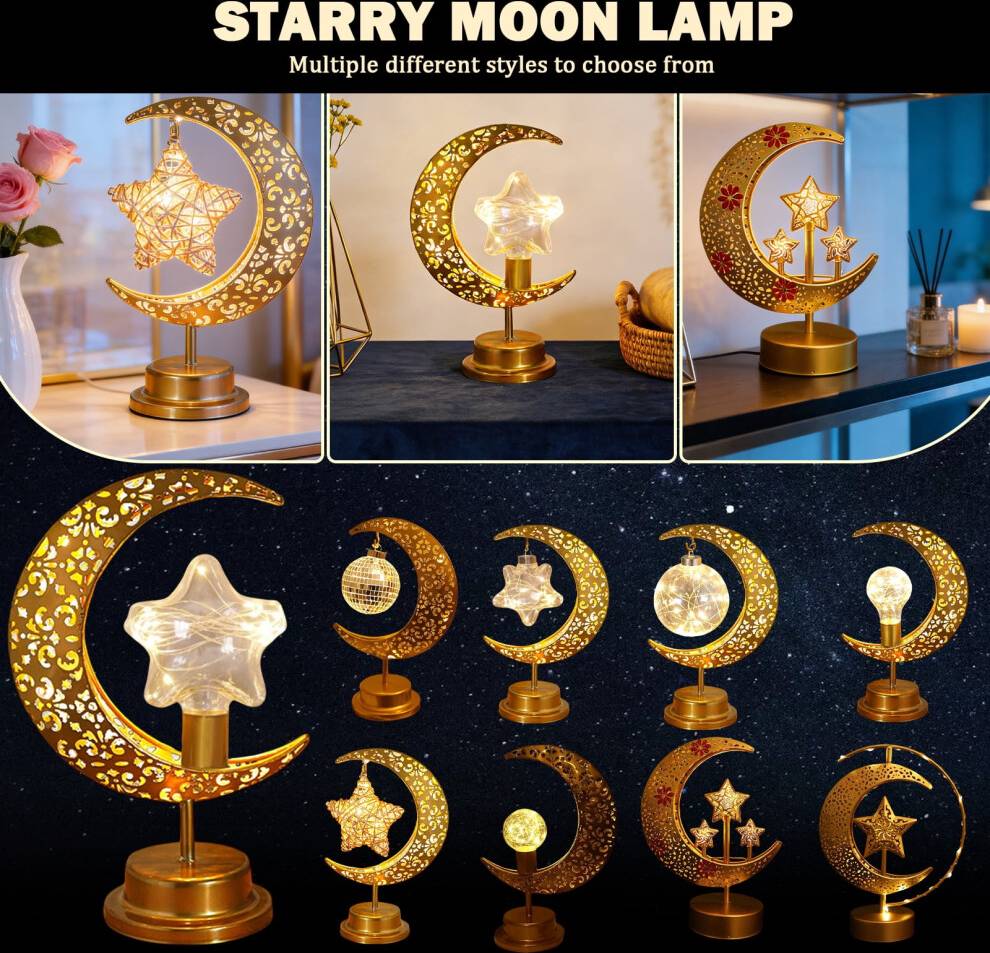 Starry Moon LED Night Light