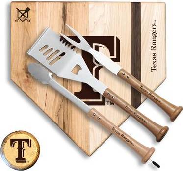 Bbq tools set Baseball BBQ Texas Rangers Slugger Combo Set