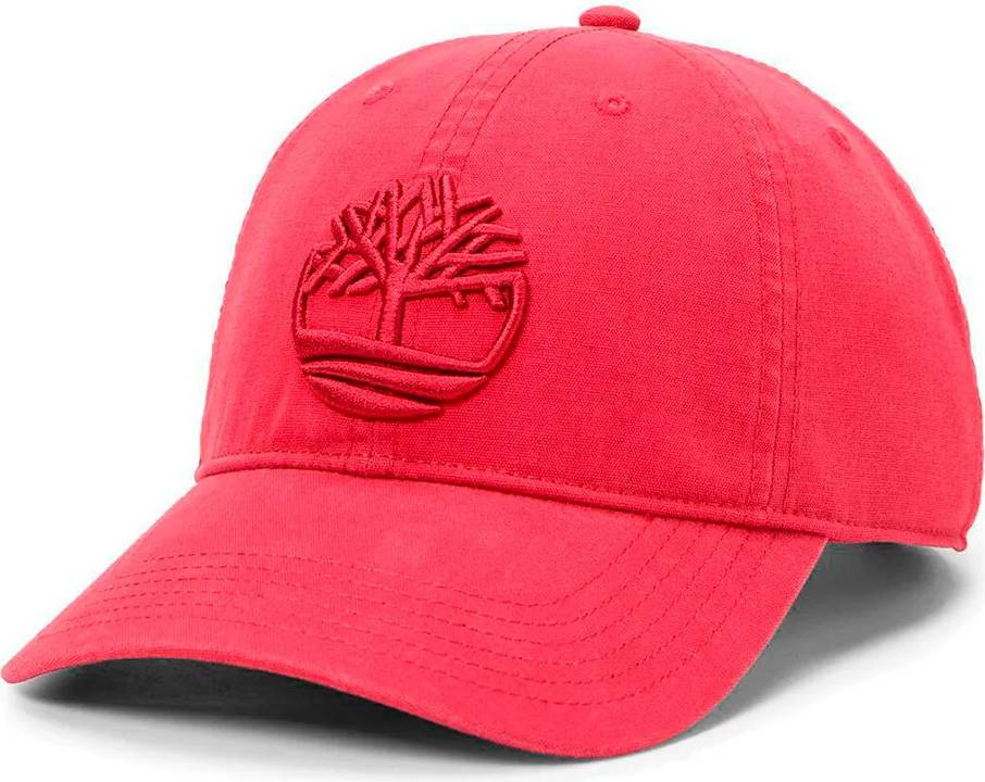 Timberland Soundview Embroidered Baseball Cap - Red