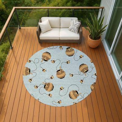 Washable rugs Addison Rugs Washable Kids Honeybee Chantille Rug