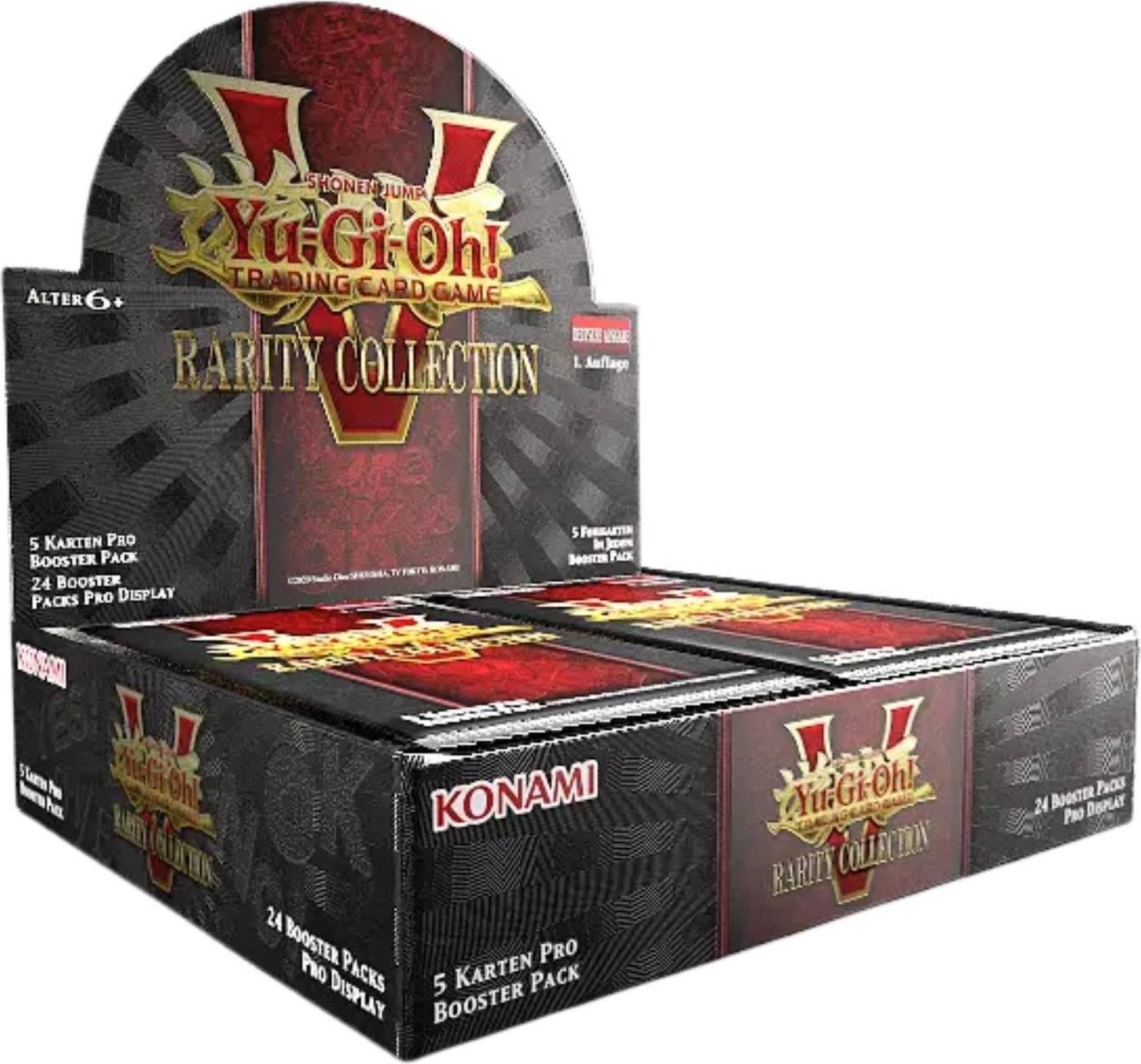 Yugioh Konami Yu-Gi-Oh Rarity Collection V Booster Display
