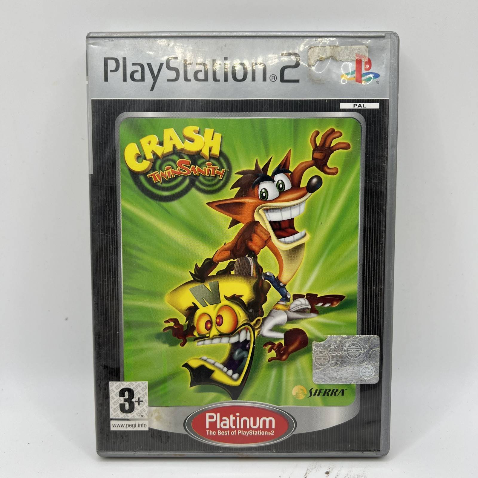 Crash Twinsanity PS2 Inlay Artwork