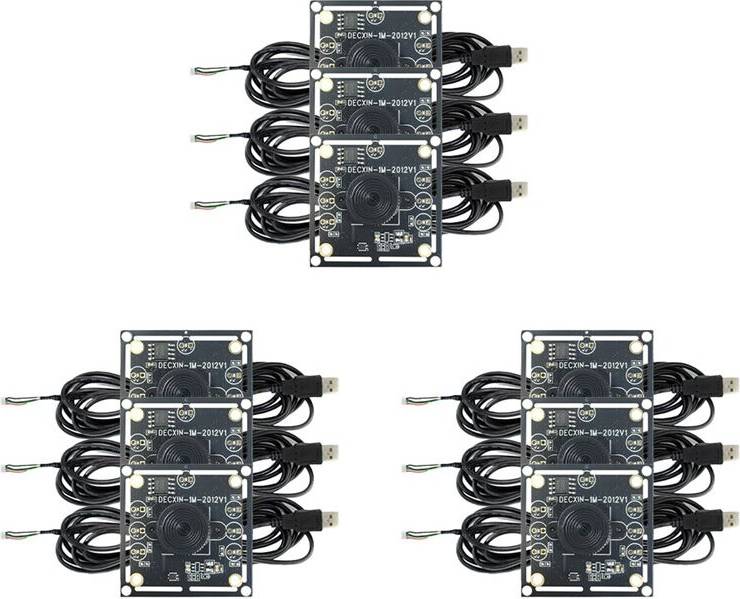 Typecat 9Pcs 100 Degree Camera Module 1MP OV9732