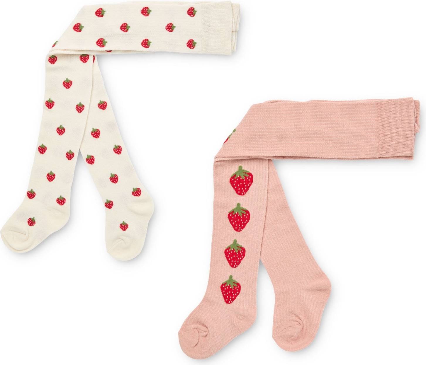 Flöss Vera Strumpbyxor Pointelle Berry - Rosa