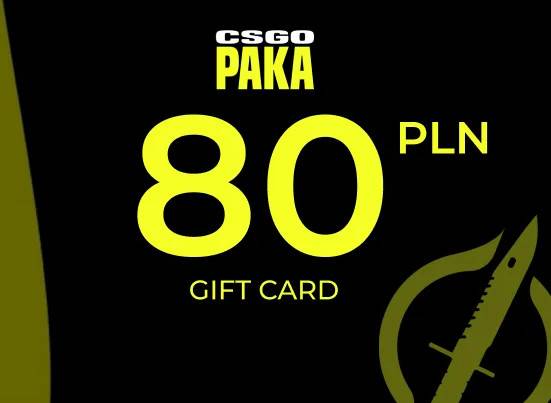 CSGOPaka Gift Card 80 PLN Key