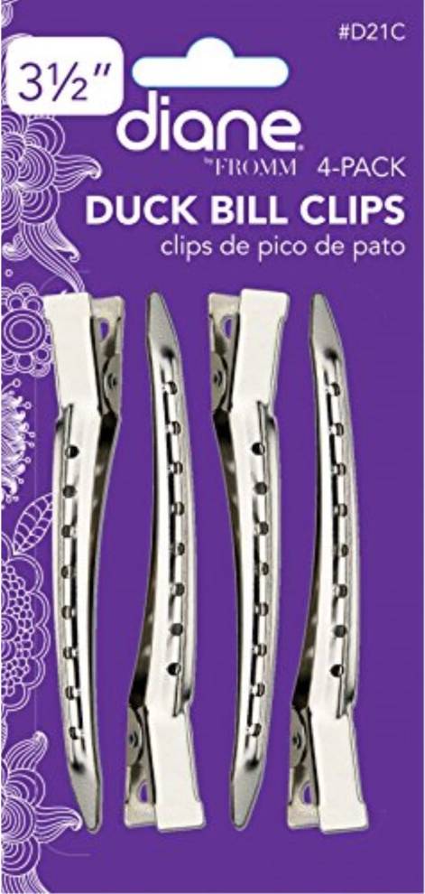 Duck Bill Clips 4-Pack 3.75 Inch Silver