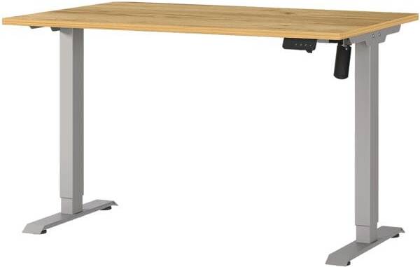 Electronically Height Adjustable Sit Stand Rectangular Navarra-oak